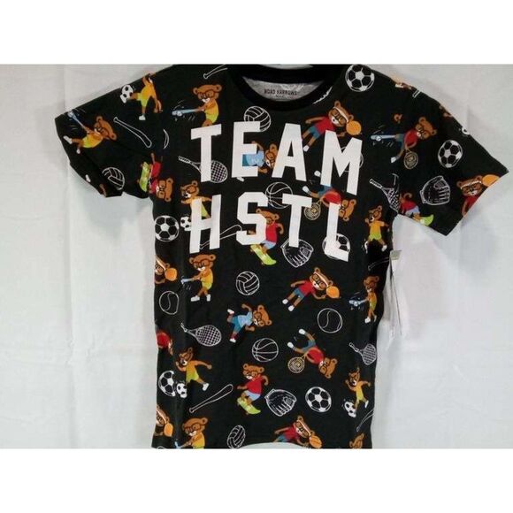 Road Narrows NYC Other - Road Narrows N.Y.C., Boys' Team HSTL Graphic T Shirt, Small Size, Black - NWT